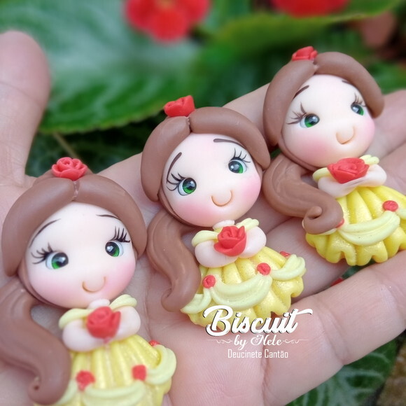 Apliques Princesa Bela - (parzinho)
