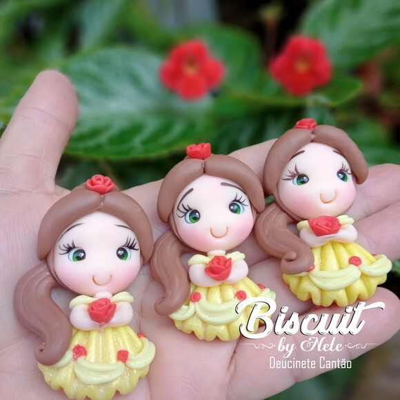 Apliques Princesa Bela - (parzinho)