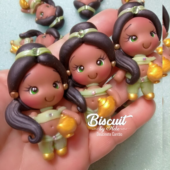Apliques Princesa Jasmine com a Lâmpada - (parzinho)