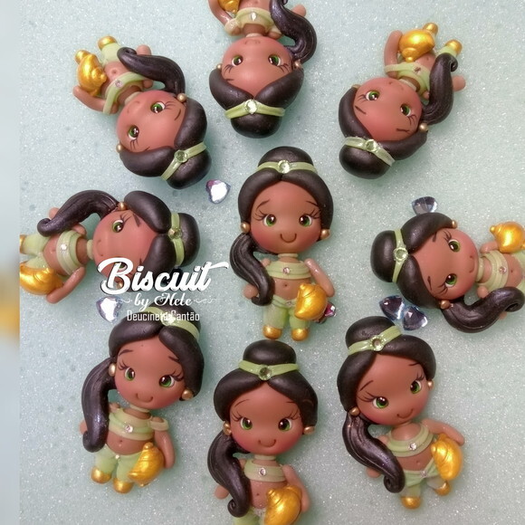 Apliques Princesa Jasmine com a Lâmpada - (parzinho)