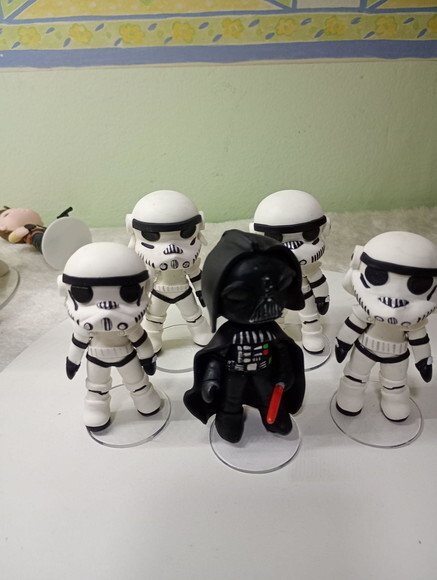 Apliques Star Wars em Biscuit