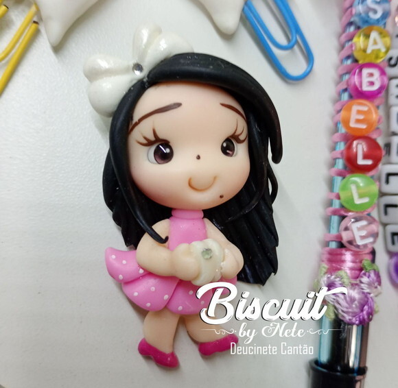 Botton Personalizado Dentista em Biscuit