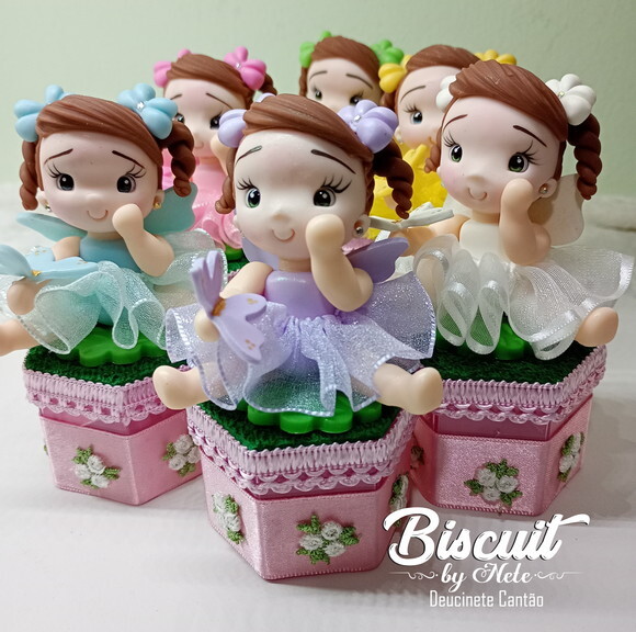 Caixinhas Sextavada Borboletinhas
