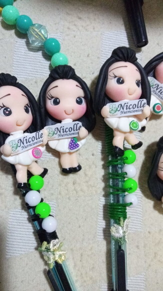 Caneta Formanda - Nutrição em Biscuit