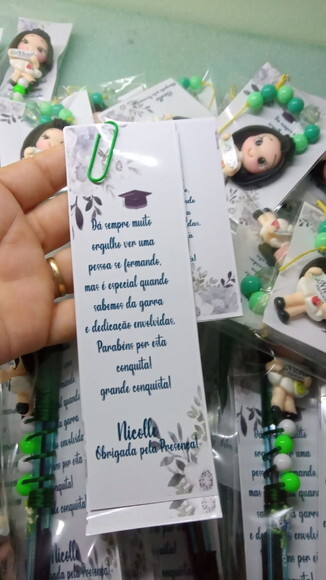 Caneta Formanda - Nutrição em Biscuit