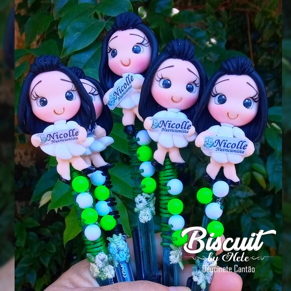 Caneta Formanda - Nutrição em Biscuit