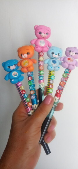 Caneta Personalizada com Nome em Biscuit