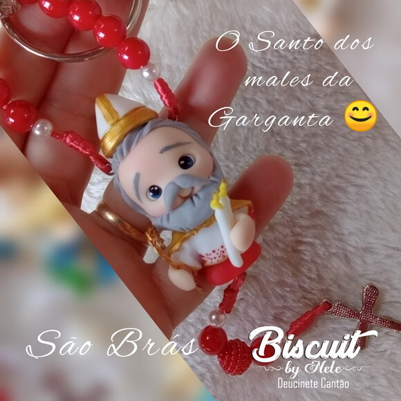Chaveiro Dezena Terço São Brás