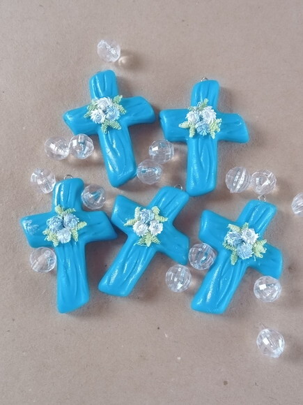 Crucifixo para Terços em Biscuit