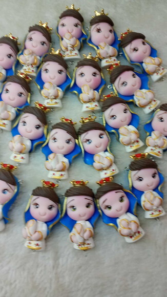 Entremeios Nossa Senhora do Bom Parto em Biscuit.