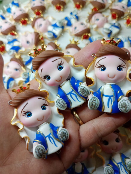 Entremeios Nossa Sra. Medalha Milagrosa em Biscuitem Biscuit