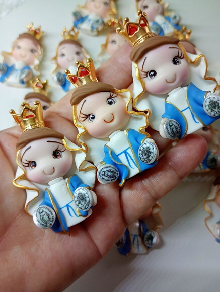 Entremeios Nossa Sra. Medalha Milagrosa em Biscuitem Biscuit