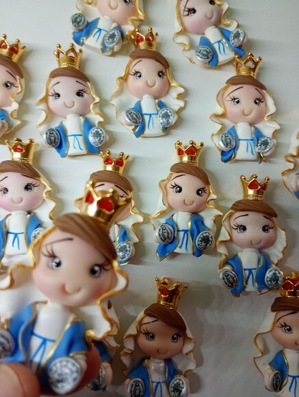 Entremeios Nossa Sra. Medalha Milagrosa em Biscuitem Biscuit