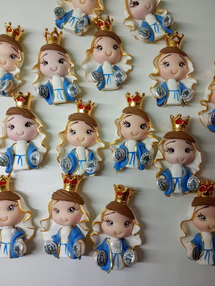 Entremeios Nossa Sra. Medalha Milagrosa em Biscuitem Biscuit