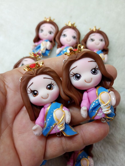 Ímã Nossa Senhora do Rosário em Biscuit