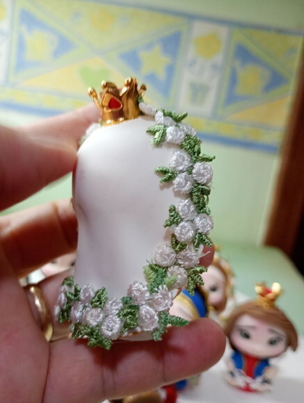 Imaculado Coração de Maria em Biscuit para Oratório
