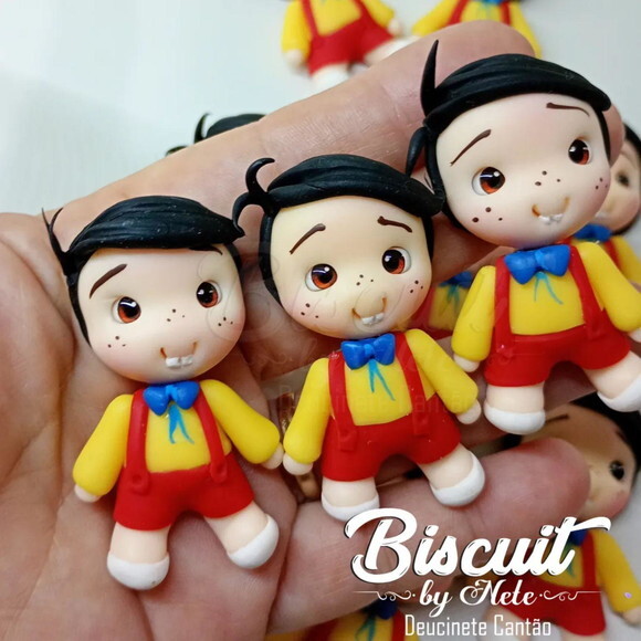 Ímãs de Geladeira Nhonho Turma do Chaves - Biscuit