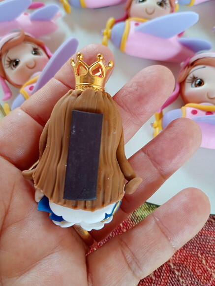 Ímas de Geladeira Nossa Senhora da Conceição em Biscuit