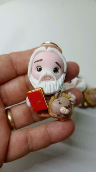 Imãs Jesus Ressuscitado em Biscuit (valor Unidade)