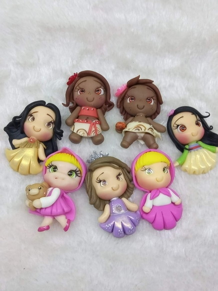 KIT APLIQUES PRA LAÇOS PRICESINHAS DIVERSAS