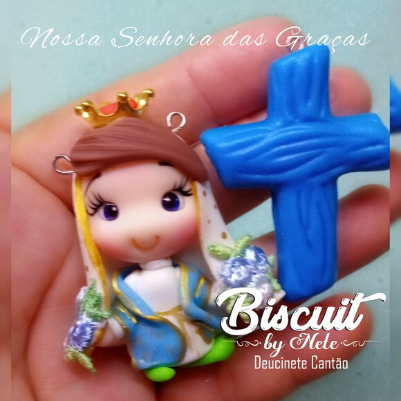 Kit Entremeios Nossa Senhora das Graças em Biscuit