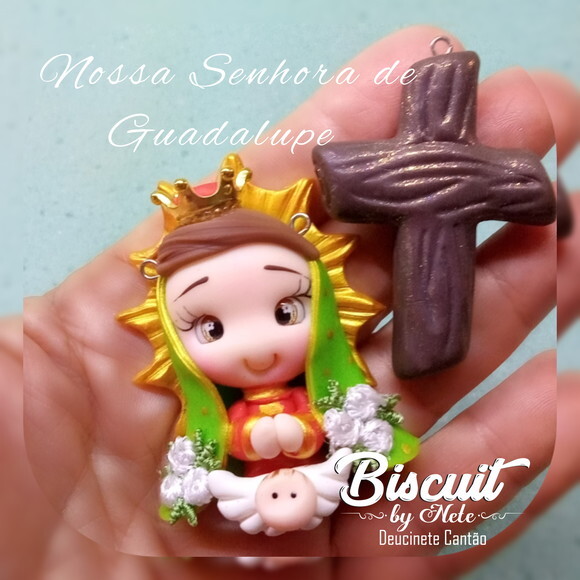 Kit Entremeios Nossa Senhora de Guadalupe em Biscuit