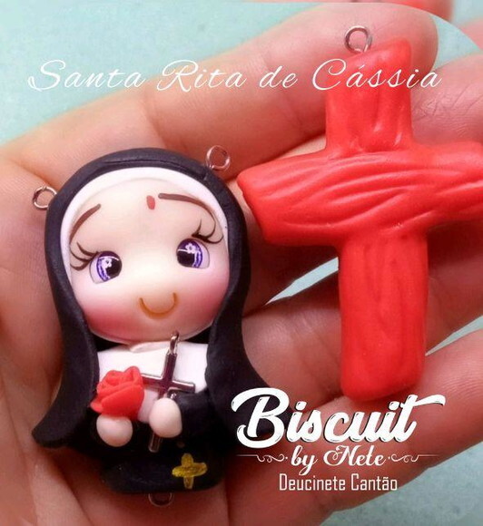 Kit Entremeios Santa Rita em Biscuit