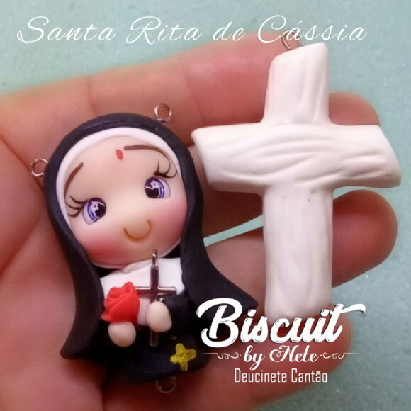 Kit Entremeios Santa Rita em Biscuit
