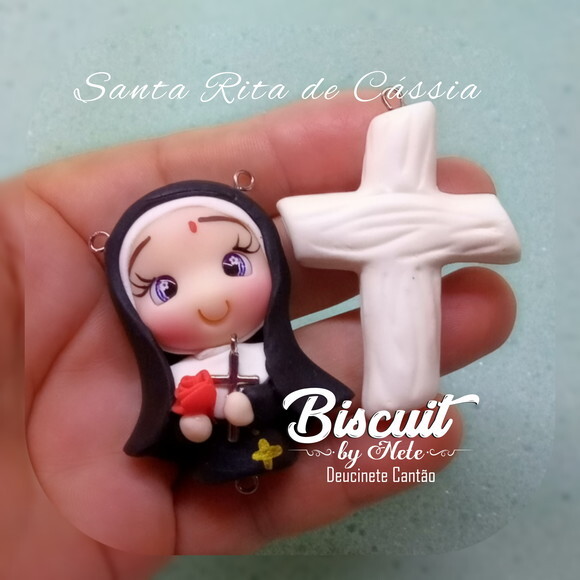 Kit Entremeios Santa Rita em Biscuit