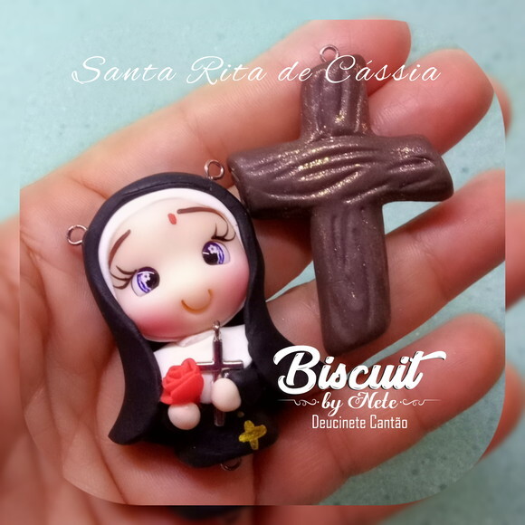 Kit Entremeios Santa Rita em Biscuit