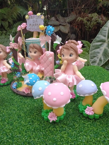 Kit Festa Jardim Encantado em Biscuit
