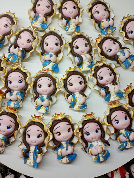 Kit Nossa Senhora do Amparo em Biscuit (kit com 4)