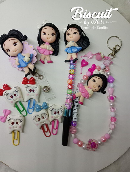 Kit Presente Odonto em Biscuit