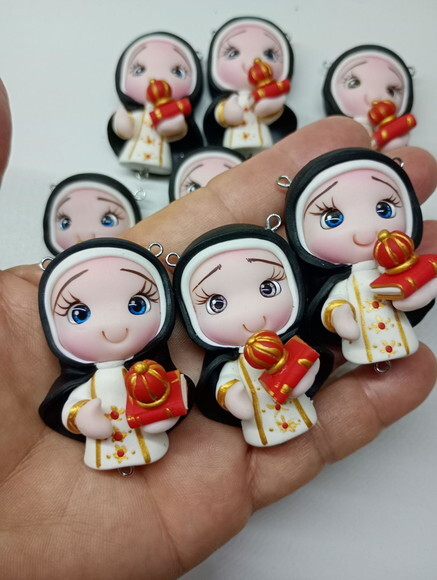 Kit Santa Edwirges em Biscuit (kit com 4)