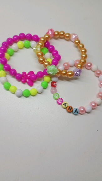 Lembrancinhas Pulseira da Amizade com Nome Ref. a Unidade.