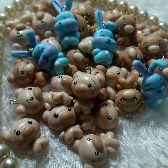 Mini Pingentes pra pulseiras Ursinhos