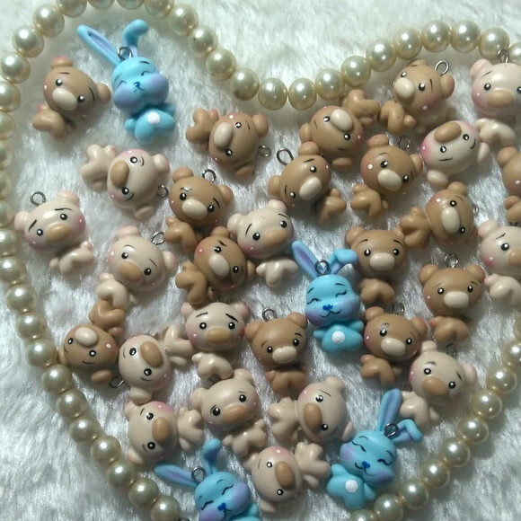 Mini Pingentes pra pulseiras Ursinhos