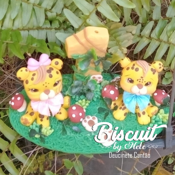 Mini Topo Pantanal em Biscuit