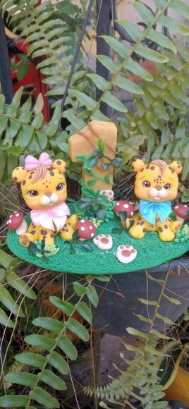 Mini Topo Pantanal em Biscuit