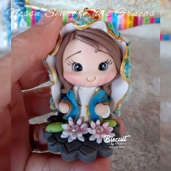 Nossa Senhora das Graças em Biscuit para Oratório