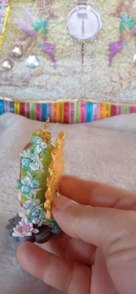 Nossa Senhora de Guadalupe em Biscuit para Oratório