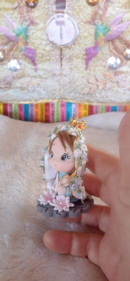 Nossa Senhora de Nazaré em Biscuit para Oratório