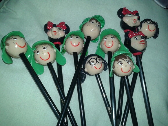 Ponteira de Lápis Turma do Chaves