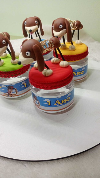 Potinhos Slinky Cachorro Mola - Toy Story em Biscuit
