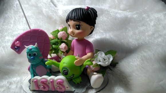 Topo De Bolo Menina Monsters S/a