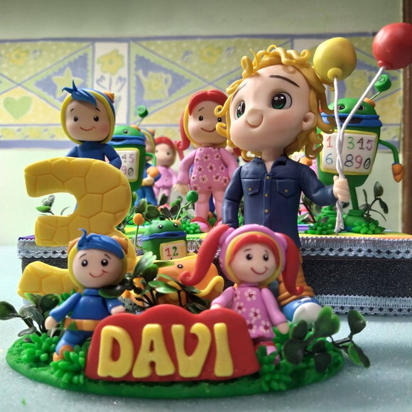 Topo de Bolo Umizoomi em Biscuit