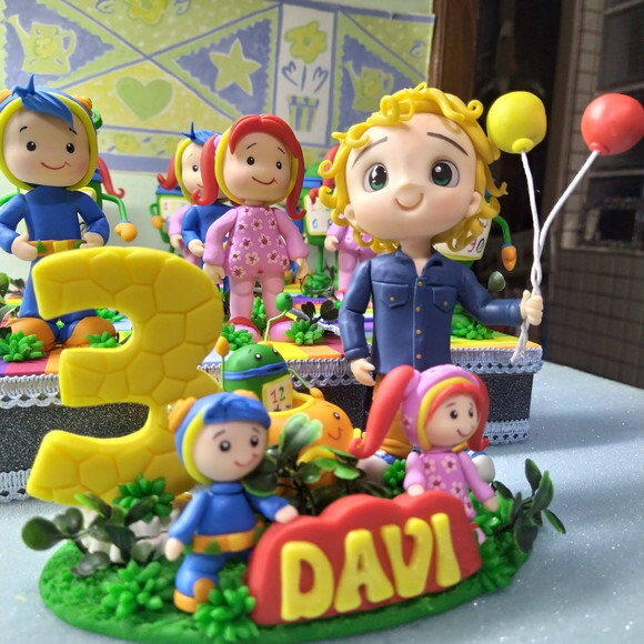 Topo de Bolo Umizoomi em Biscuit
