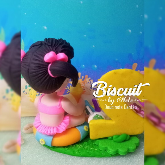 Topo Praia em Biscuit