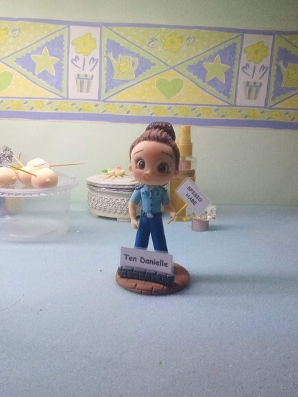 Toy Colecionável Fisioterapeuta da Aeronáutica em Biscuit