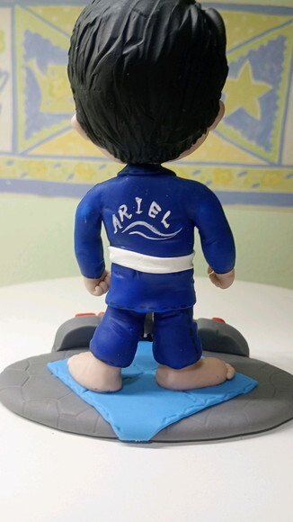 Toy Colecionável Lutador de Judô em Biscuit